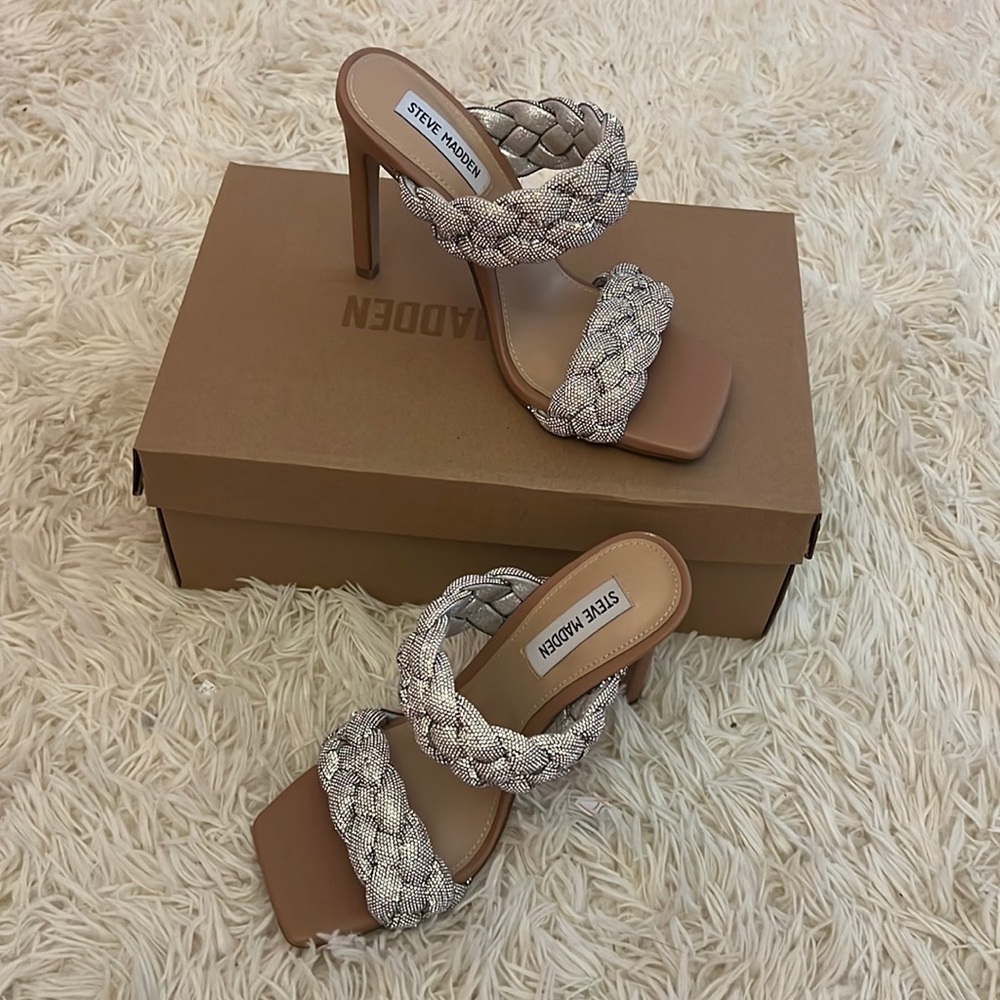NEW ✨STEVE MADDEN ✨ Rhinestone Heels/size 7.5